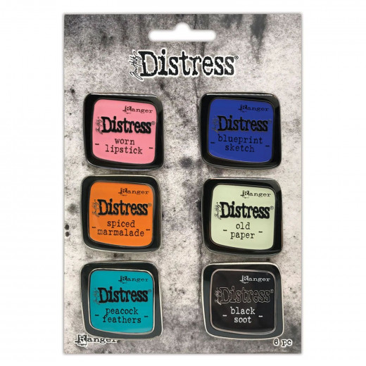 Tim Holtz Distress - Enamel Collector Pin - Set 4