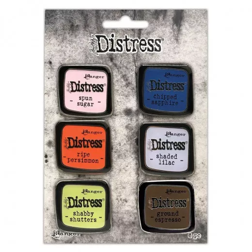 Tim Holtz Distress - Enamel Collector Pin - Set 6