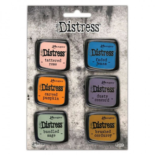 Tim Holtz Distress - Enamel Collector Pin - Set 8