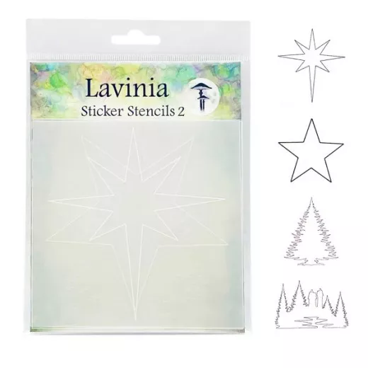 Lavinia Sticker Stencils Nr. 2 - Night Star Collection