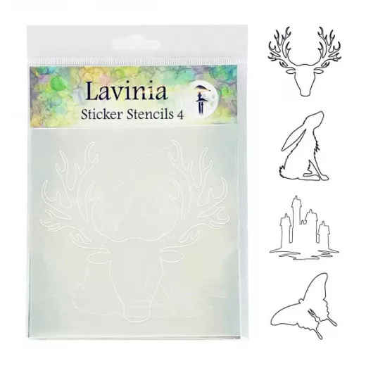 Lavinia Sticker Stencils Nr. 4 - Elegant Collection