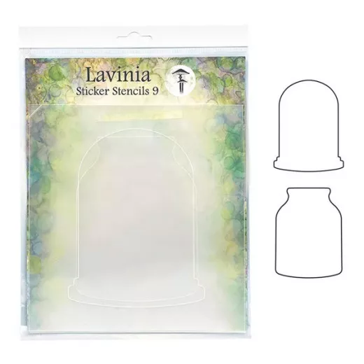 Lavinia Sticker Stencils Nr. 9 - Moon Jar Collection