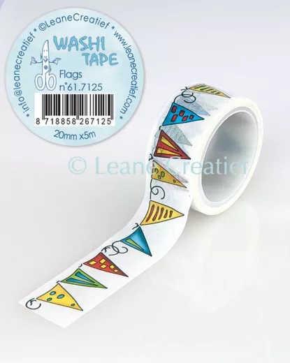 LeCrea Washi Tape - Fahnen