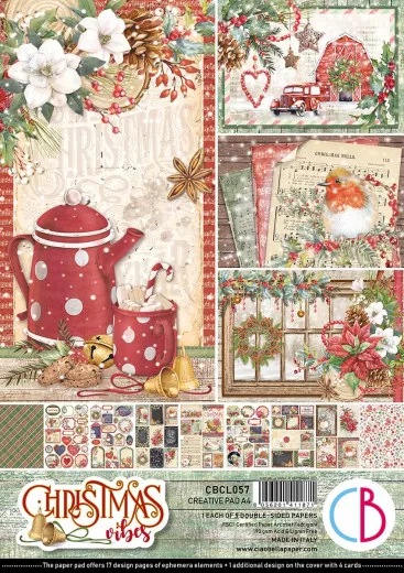 Christmas Vibes A4 Creative Pad