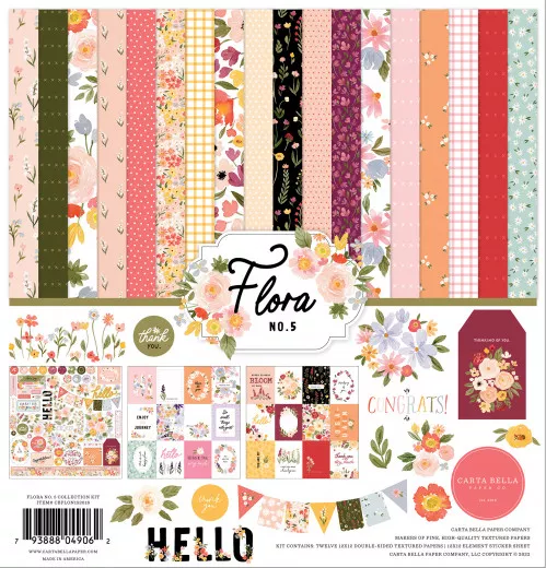 Flora No.5 - Collection Kit 12x12