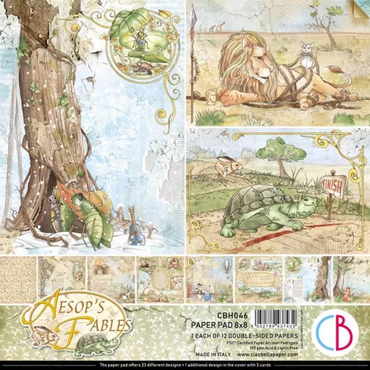 Aesops Fables 8x8 Paper Pad