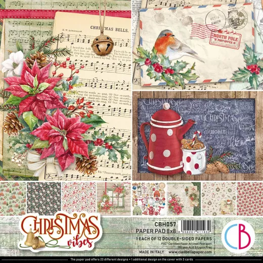 Christmas Vibes 8x8 Paper Pad