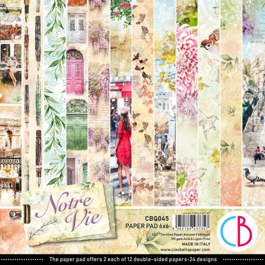 Notre Vie 6x6 Paper Pack