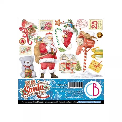 Dear Santa - 6x6 Fussy Cut Pad