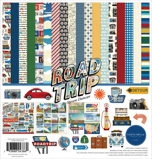 Road Trip 12x12 Collection Kit