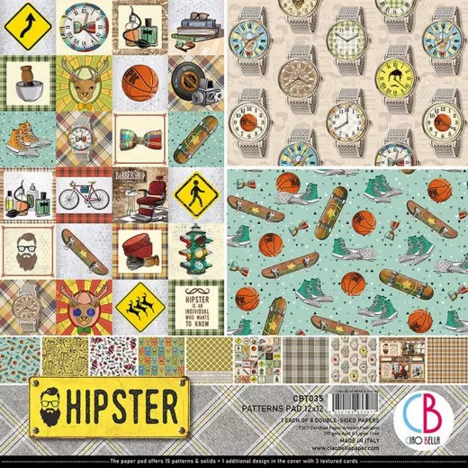 Hipster 12x12 Pattern Pack