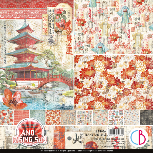 Land of the Rising Sun - 12x12 Patterns Pad