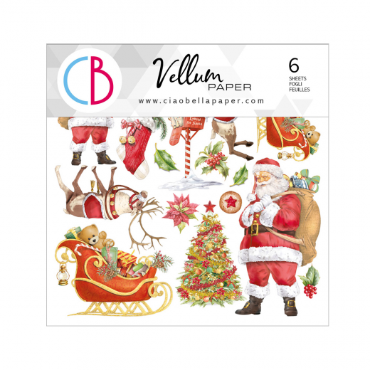 Dear Santa - 6x6 Vellum Fussy Cut Pad