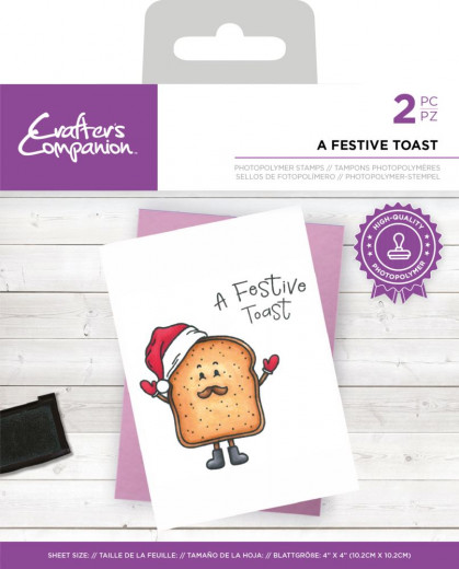 Clear Stamps - Xmas Punny Sentiments A Festive Toast