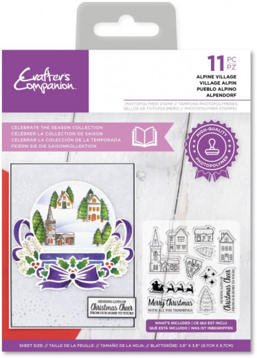 Clear Stamps Set - Celebrate The Season Alpine Village