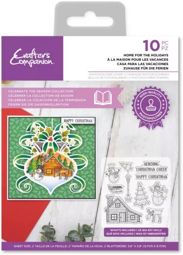 Clear Stamps Set - Celebrate The Season Home for the Holiday