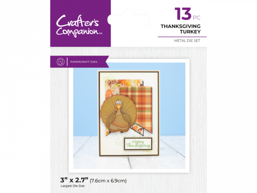 Metal Cutting Die - Thanksgiving Collection - Thanksgiving Turkey