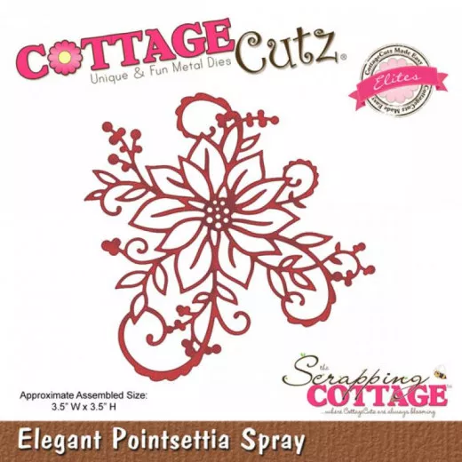 Elite Die - Elegant Poinsettia Spray