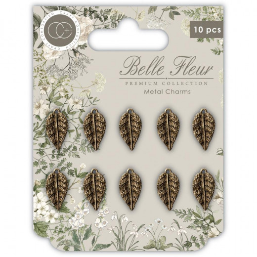 Metal Charms - Belle Fleur Leaf