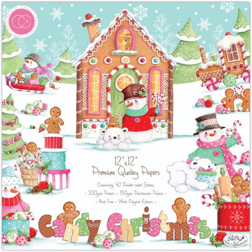 Candy Christmas 12x12 Paper Pad