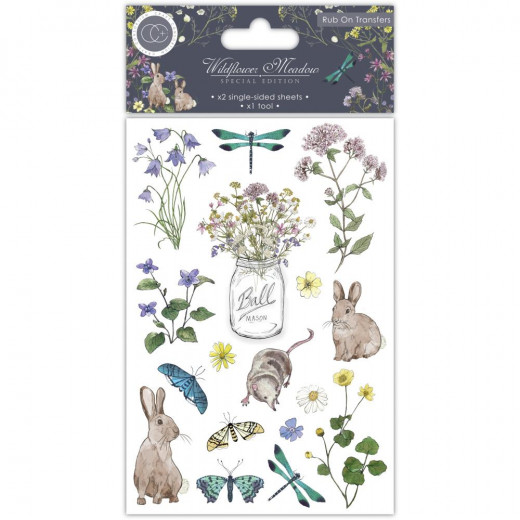 Rub-On Transfers - Special Edition Wildflower Meadow