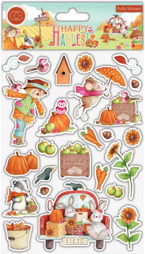 Puffy Stickers - Happy Harvest