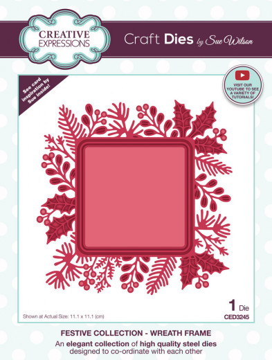 Craft Dies - Sue Wilson Festive Wreath Frame