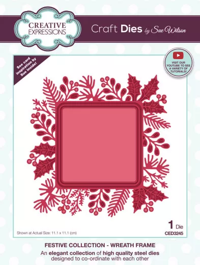 Craft Dies - Sue Wilson Festive Wreath Frame