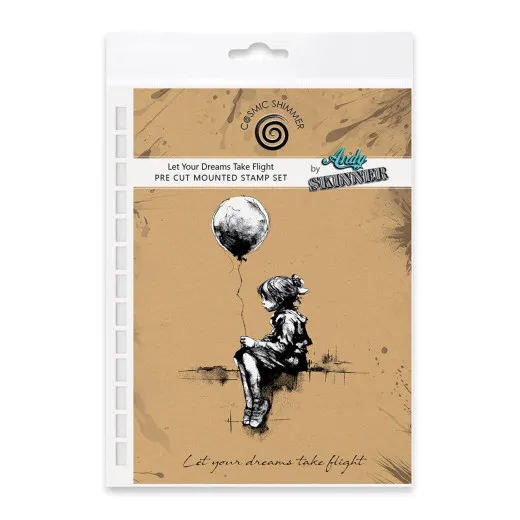 Cosmic Shimmer - Cling Stamps - Let Your Dreams Take Flight by Andy Skinner