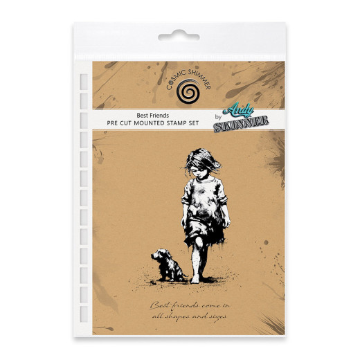 Cosmic Shimmer - Cling Stamps - Best Friends by Andy Skinner