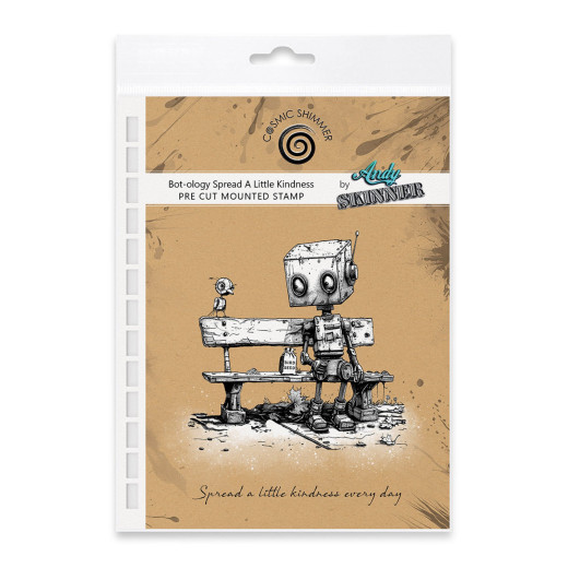 Cosmic Shimmer - Cling Stamps - Bot-ology Spread A Little Kindness by Andy Skinner