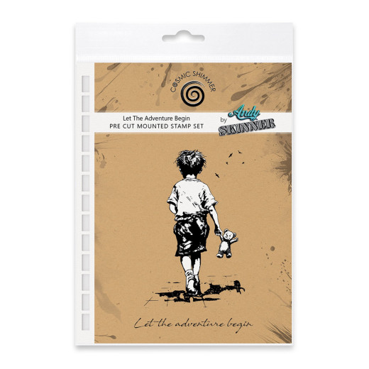 Cosmic Shimmer - Cling Stamps - Let The Adventure Begin by Andy Skinner