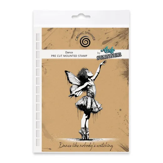 Cosmic Shimmer - Cling Stamps - Dance by Andy Skinner