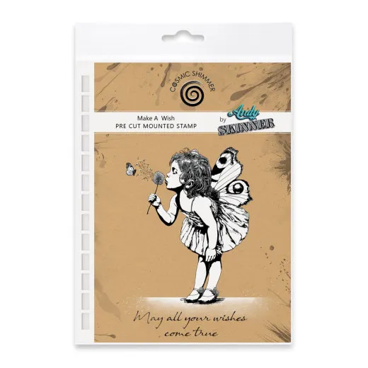 Cosmic Shimmer - Cling Stamps - Make a Wish by Andy Skinner
