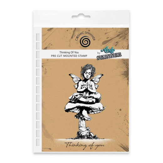 Cosmic Shimmer - Cling Stamps - Thinking of You by Andy Skinner