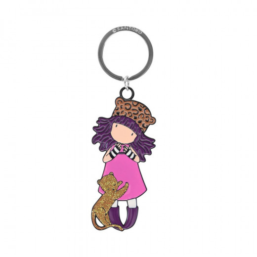 Gorjuss Keyring - PURRRRRFECT LOVE