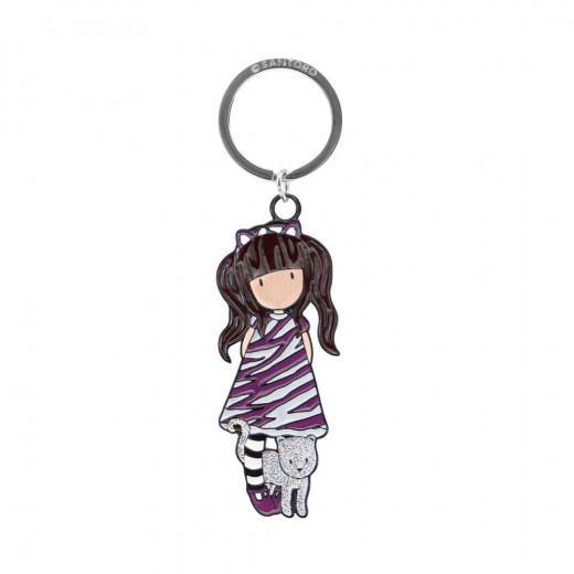 Gorjuss Keyring - RUBY WILD