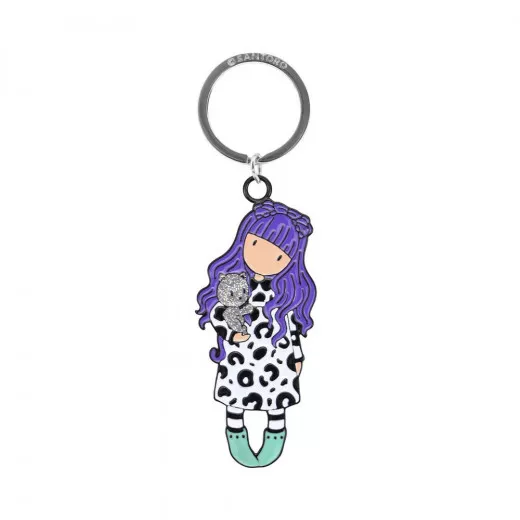 Gorjuss Keyring - SMITTEN KITTEN