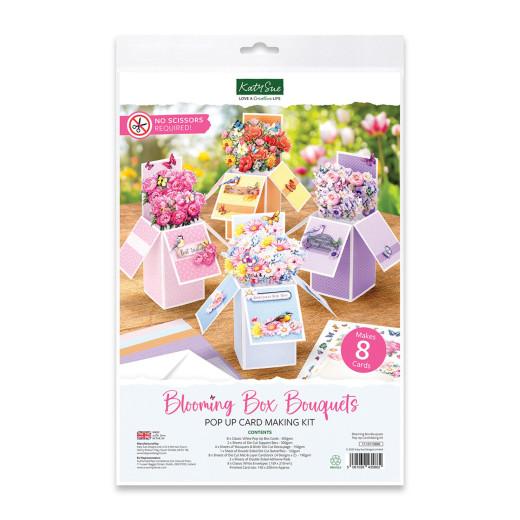 Katy Sue - Card Making Kit - Blooming Box Bouquets Pop Up