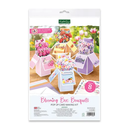 Katy Sue - Card Making Kit - Blooming Box Bouquets Pop Up
