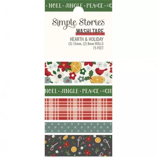 Simple Stories Washi Tape - Hearth and Holiday