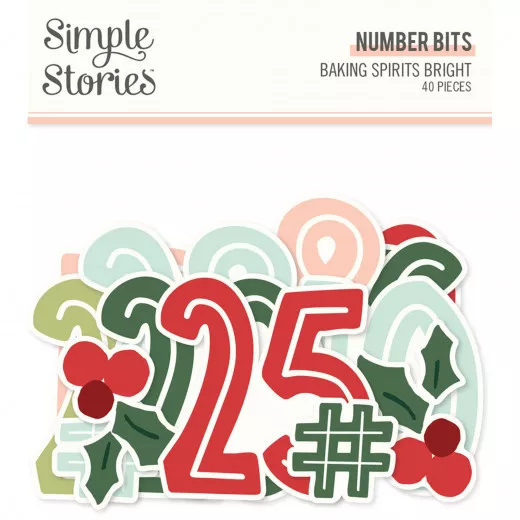 Bits & Pieces Number Bits - Baking Spirits Bright