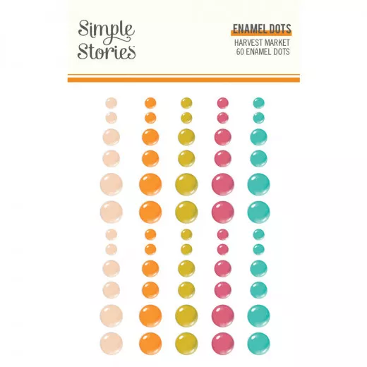 Simple Stories Enamel Dots - Harvest Market