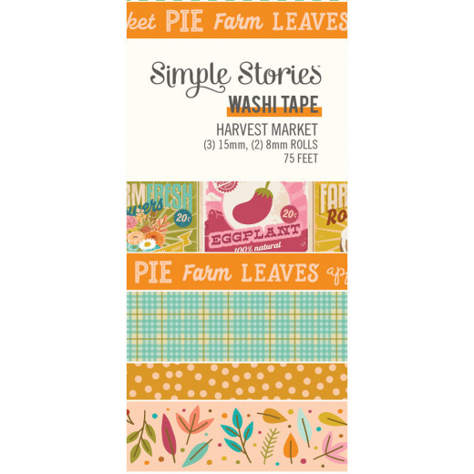 Simple Stories Washi Tape - Harvest Market