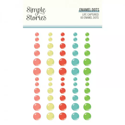 Simple Stories Enamel Dots - Life Captured