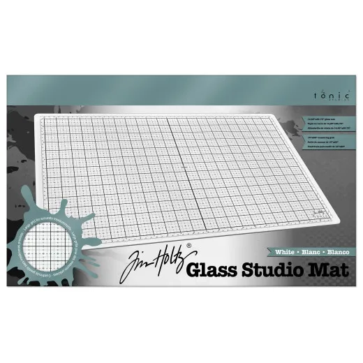 Tim Holtz Glass Studio Mat white