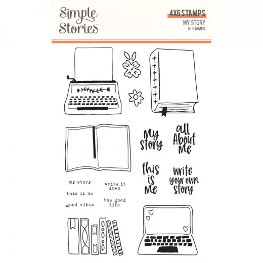 Simple Stories Clear Stamps - My Story