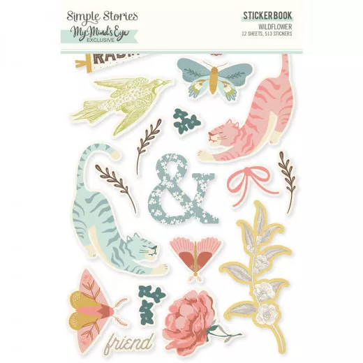 Simple Stories Sticker Book - Wildflower