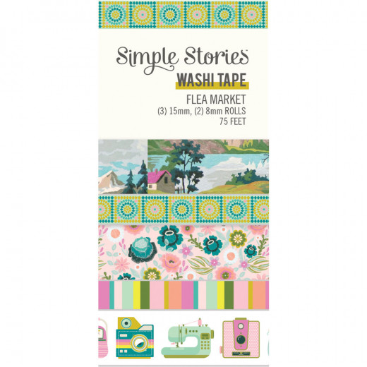 Simple Stories Washi Tape - Flea Market