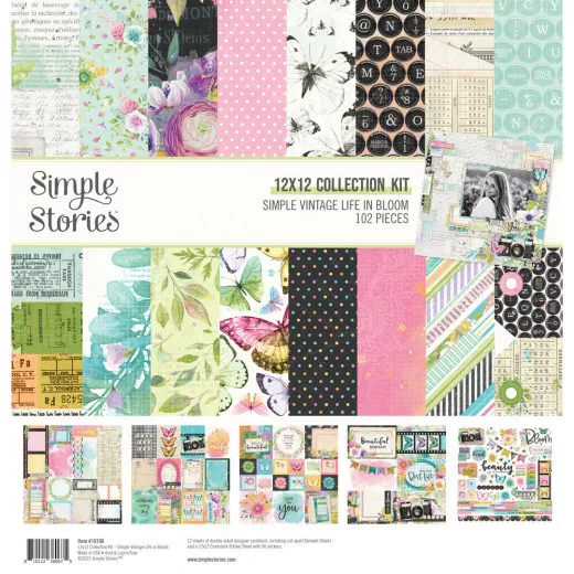 Simple Vintage Life in Bloom 12x12 Collection Kit